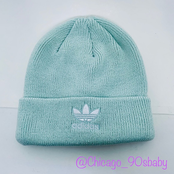 adidas Accessories - Adidas Trefoil Beanie Light Vapor Green